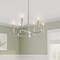 Designers Fountain Summit 6 Light Traditional  Brushed Nickel Chandelier For Dining Rooms D269C-6CH-BN - alternate 2